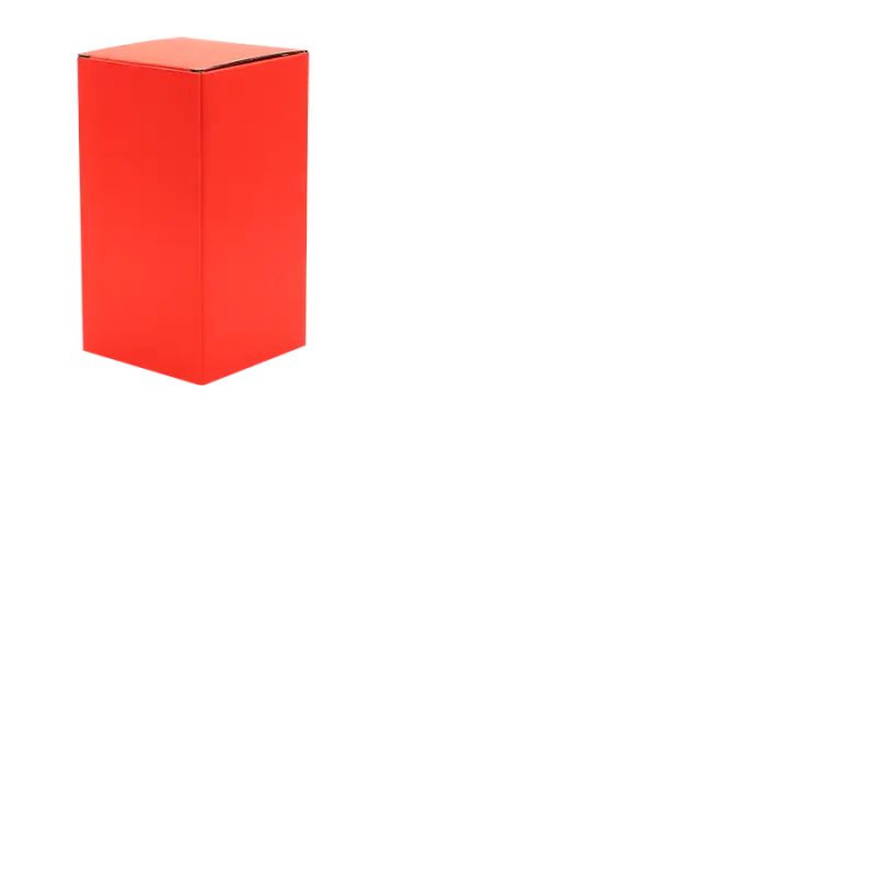 Коробка глянцевая для термокружки Surprise, красная - 5052Z5