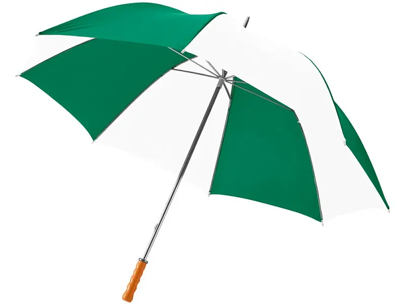Зонт Karl 30 механический, зеленый/белый - 10901809