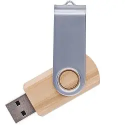 Флешка TWIST WOOD Темное дерево 4013.32.4ГБ