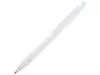 Unica шариковая ручка из переработанной пластмассы - Белый (синие чернила)