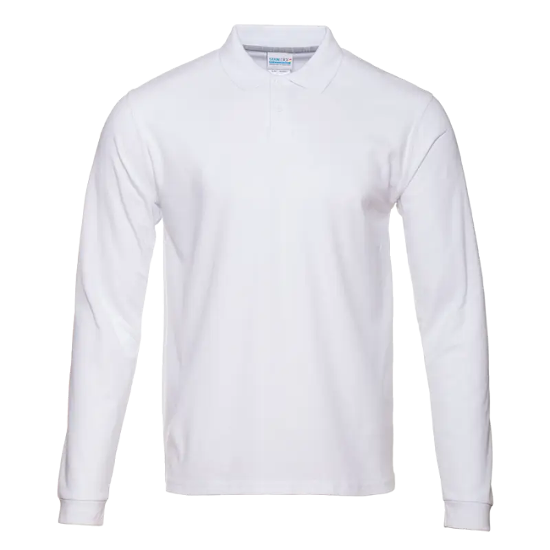 Рубашка поло мужская  104LS_Белый (10)  (L/50)