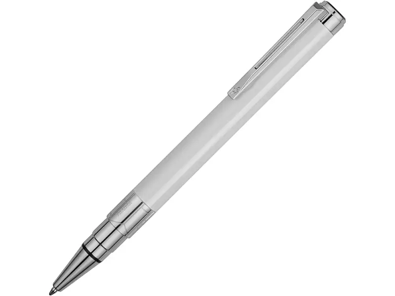 Ручка шариковая Waterman Perspective Pure White CT M, белый/серебристый - 306316