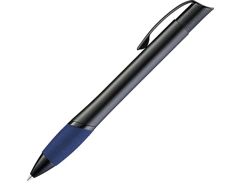 Ручка шариковая металлическая OPERA M, темно-синий/черный - 187900.03