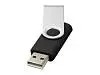 Флеш-карта Rotate USB 2.0 на 2 Гб, черный