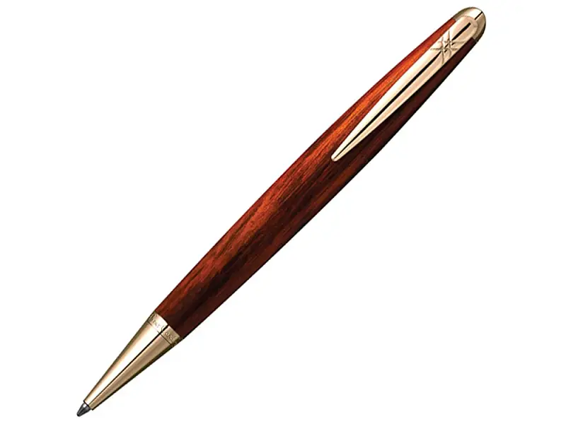 Ручка шариковая Pierre Cardin MAJESTIC с поворотным механизмом, коричневый/черный/золото - 417562