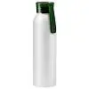 Бутылка для воды VIKING WHITE 650мл. Белая с салатовой крышкой 6143.15