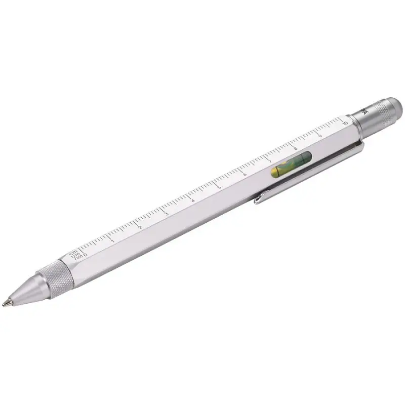 Ручка шариковая Construction, мультиинструмент, 15х1х1 см; упаковка: 18,2х5,3х2,3 см