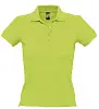 Рубашка поло женская People 210 "зеленое яблоко", размер S