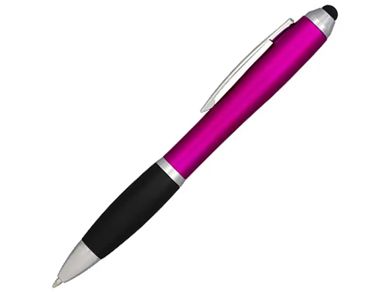 Шариковая ручка-стилус Nash, розовый, черные чернила - 10639208