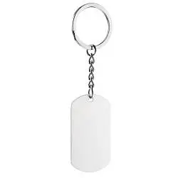 Брелок-жетон Stitch, 5х2,8х0,1 см, диаметр кольца 2,5 см; пакет: 8,5x4 см