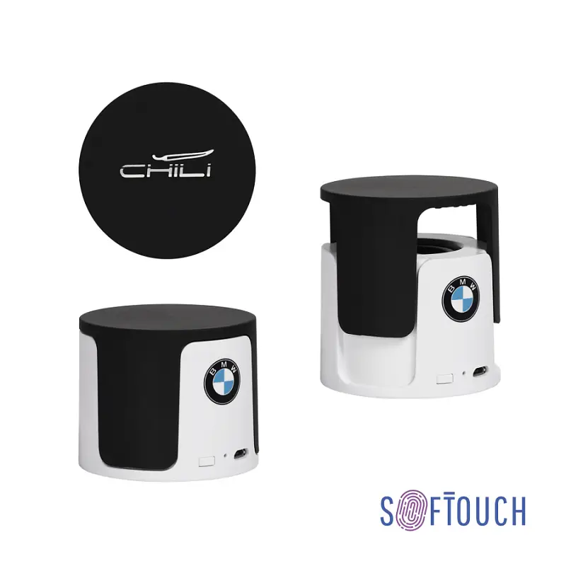 Беспроводная Bluetooth колонка "Echo", покрытие soft touch - 6891-1/3