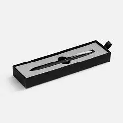 Ручка шариковая Bolt Soft Touch в футляре, ручка 13,8х1,3 см; футляр 18,3х5,4х2,5 см