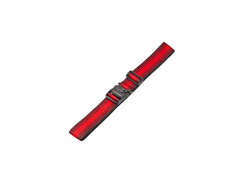 Ремень багажный WENGER, черный/красный, полиэстер, 101,5 x 1,4 x 5 см - 73328