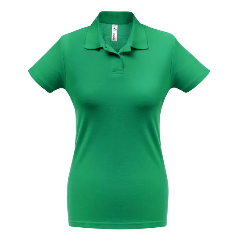 Рубашка поло женская ID.001 зеленая, размер XS - PWI11520XS