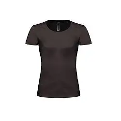 Футболка женская Exact 190 Top/women, черная/black, размер M