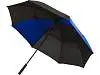 Джефф 30-дюймовый ветрозащитный зонт-трость, королевский синий/черный