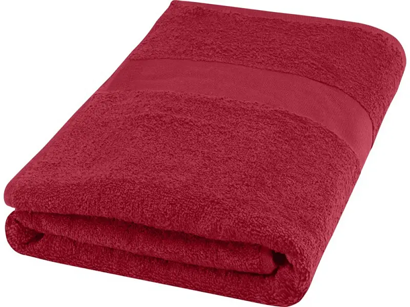 Хлопковое полотенце для ванной Amelia 70x140 см плотностью 450 г/м², красный - 11700221