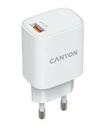 Сетевое зарядное устройство Canyon Quick Charge, 8,5х4х2,4 см