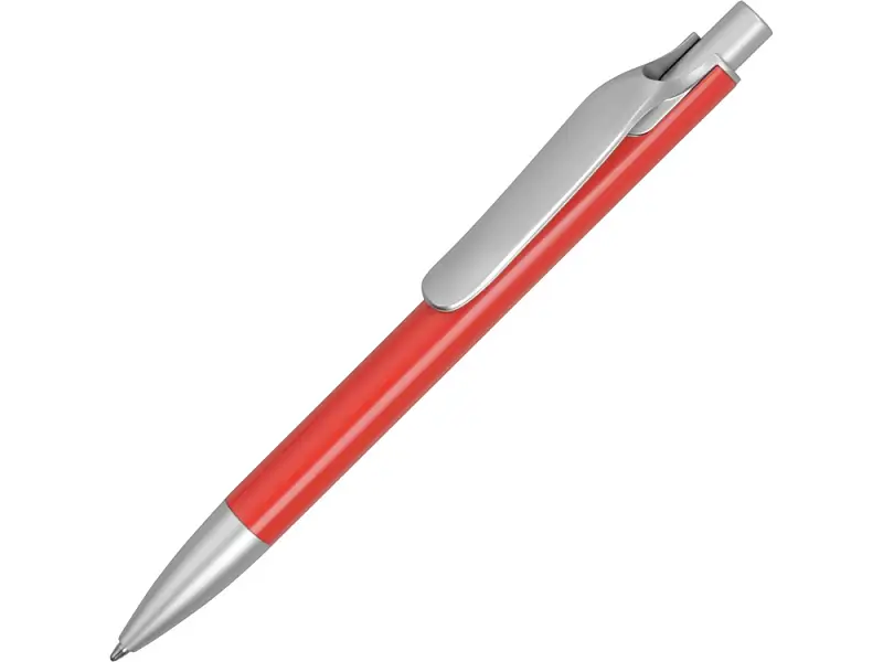 Ручка металлическая шариковая Large, красный/серебристый - 11313.01