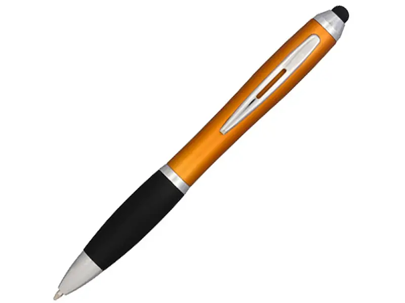 Шариковая ручка-стилус Nash, оранжевый, синие чернила - 10690308