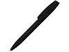 Шариковая ручка Coral Gum  с прорезиненным soft-touch корпусом и клипом., темно-синий