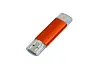 USB-флешка на 64 ГБ.c дополнительным разъемом Micro USB, золотой