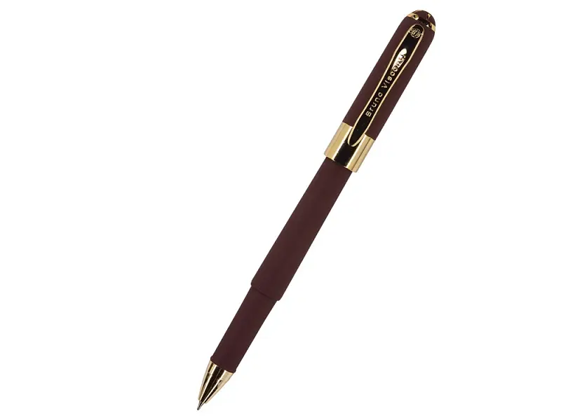 Ручка пластиковая шариковая Monaco, 0,5мм, синие чернила, коричневый - 20-0125.05