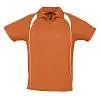 Спортивная рубашка поло Palladium 140 оранжевая с белым, размер M