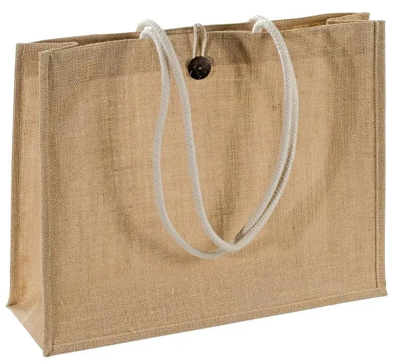 Холщовая сумка на плечо Grocery, 45х35x13 см; ручки 65x1x1 см - 6185