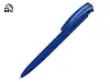 Ручка пластиковая шариковая трехгранная Trinity K transparent Gum soft-touch с чипом передачи инфо, серый