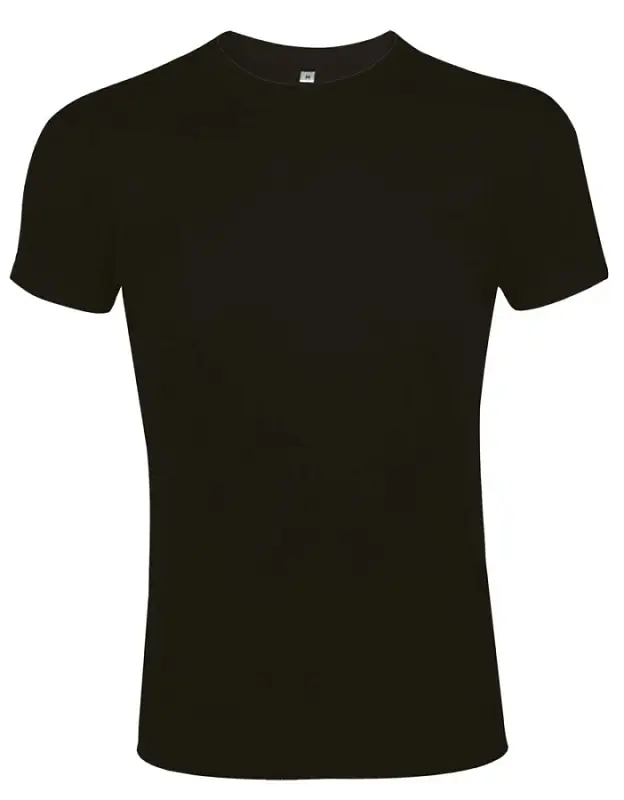 Футболка мужская приталенная Imperial Fit 190, черная, размер S - 5848.301