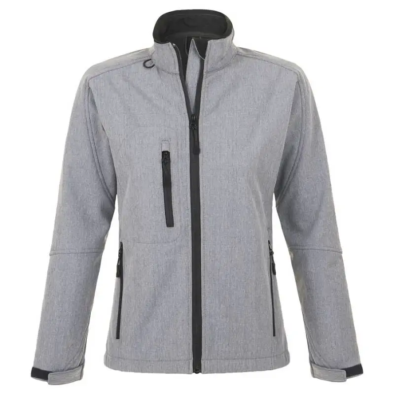 Куртка женская на молнии Roxy 340, серый меланж, размер S - 4368.111