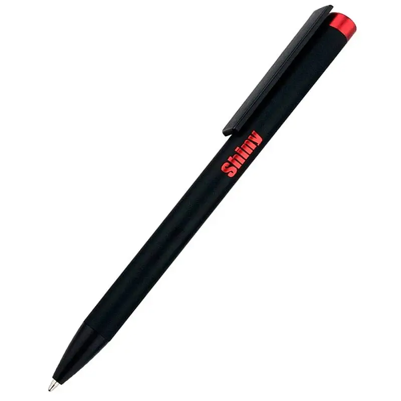 Ручка металлическая Slice Soft, красная