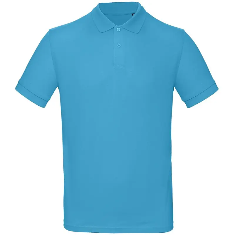 Рубашка поло мужская Inspire бирюзовая, размер S - PM4307051S