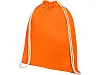 Рюкзак со шнурком Oregon хлопка плотностью 140 г/м², оранжевый
