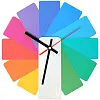 Часы настенные Transformer Clock. Black & Monochrome, диаметр 27 см; упаковка: 19x10x5 см