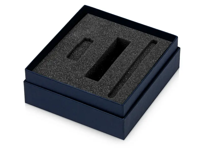 Коробка подарочная Smooth M для зарядного устройства, ручки и флешки - 700478