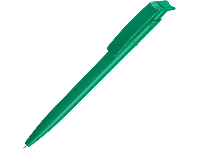 Ручка шариковая пластиковая RECYCLED PET PEN, синий, 1 мм, зеленый - 187953.23
