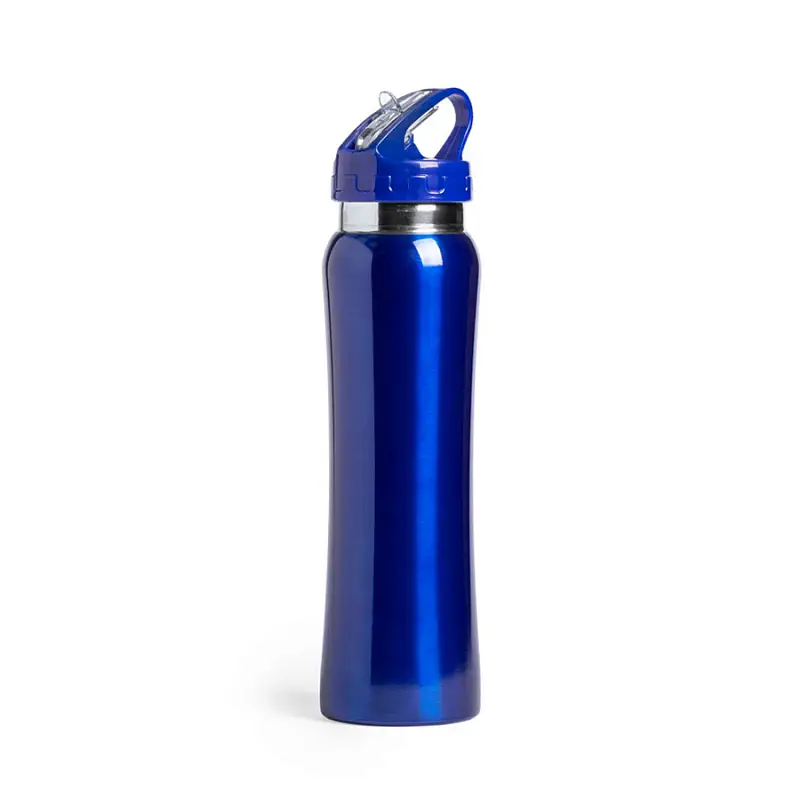 Бутылка для воды SMALY с трубочкой, нержавеющая сталь - 346280/24