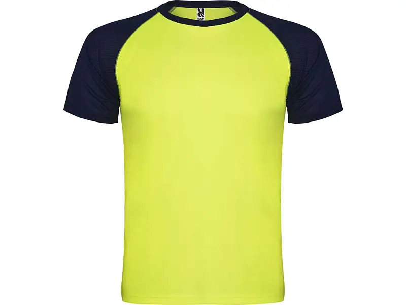 Спортивная футболка Indianapolis детская, неоновый желтый/нэйви - 6650222155.4