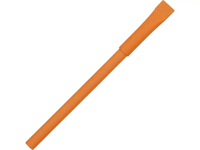 Ручка картонная с колпачком Recycled, оранжевый (Р) - 12600.13p