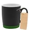 Кружка Make Me To Go, чёрная/бутылочно- зелёная