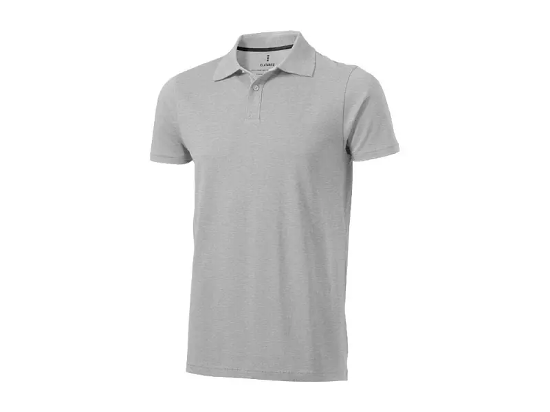 Рубашка поло Seller мужская, серый меланж - 3809096XS
