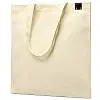 Сумка для покупок IVORY 325 г/м² с PU нашивкой, коричневый