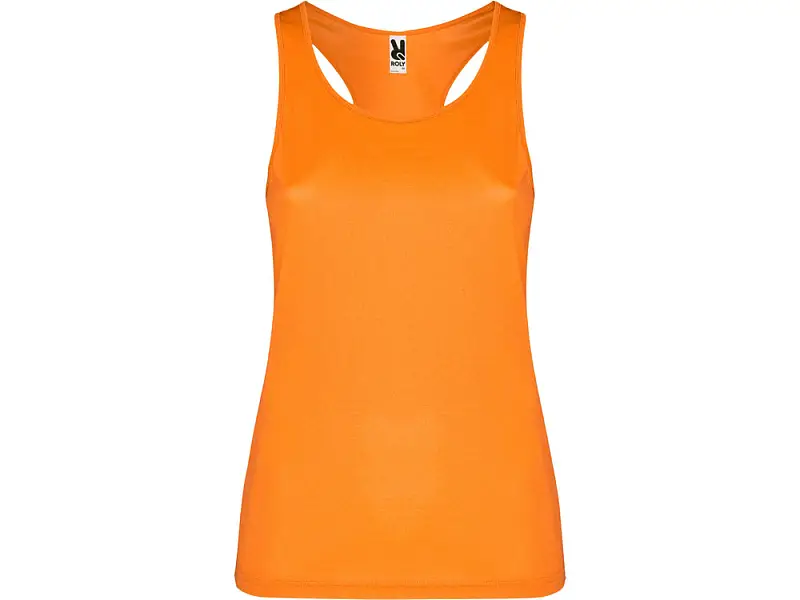 Топ спортивный Shura женский, неоновый оранжевый - 349PD223S