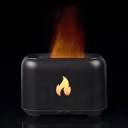 Увлажнитель-ароматизатор Fire Flick с имитацией пламени, 15x6,6x10,2 см, упаковка: 15,8x7,2x11,2 см