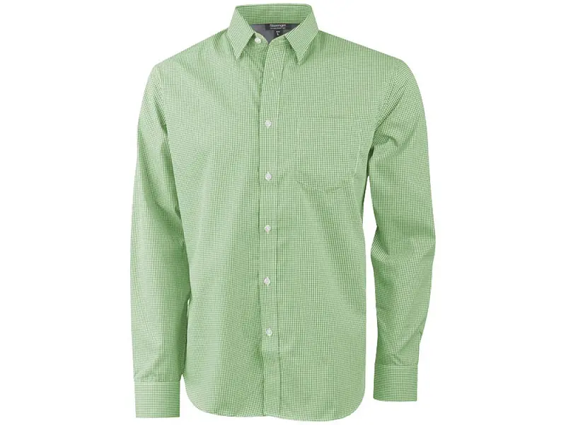 Рубашка Net мужская с длинным рукавом, зеленый - 3316067S