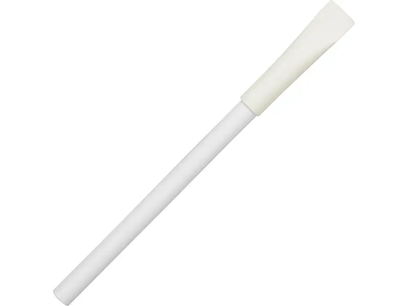 Ручка картонная с колпачком Recycled, белый (Р) - 12600.06p