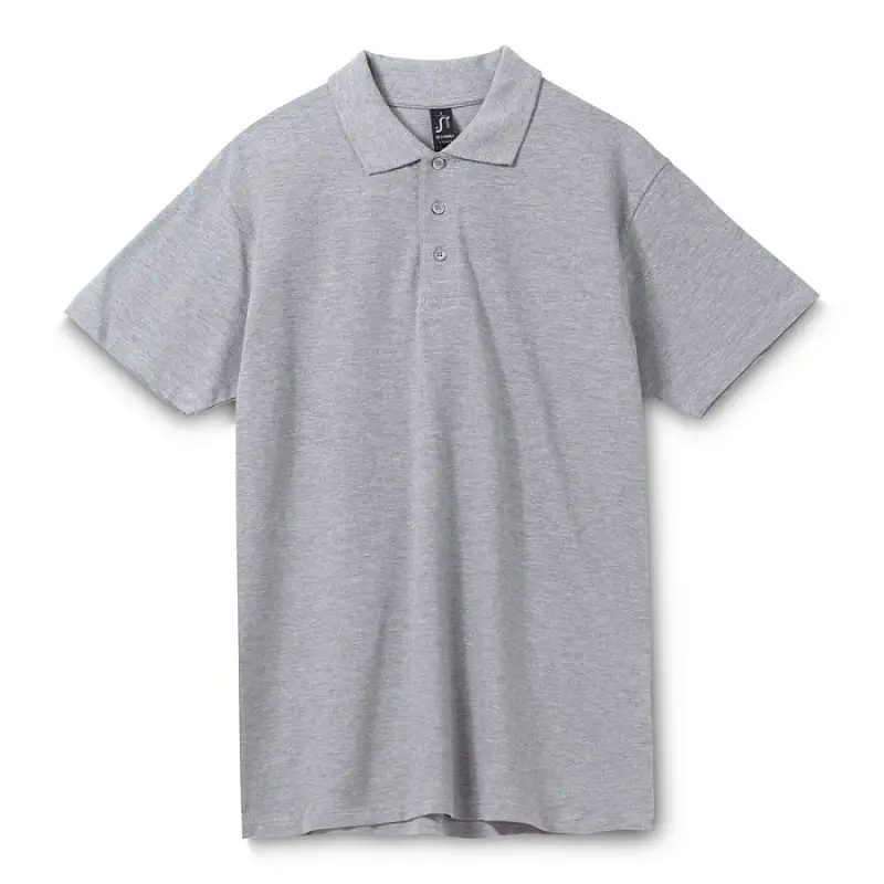 Рубашка поло мужская Spring 210 серый меланж, размер S - 1898.111