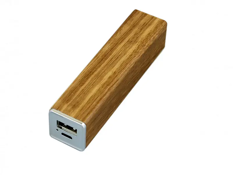 PB-wood1 Универсальное зарядное устройство power bank прямоугольной формы. 2200MAH. Красный - 2605.01